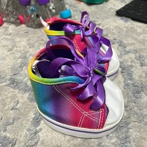 Build a bear rainbow shoes